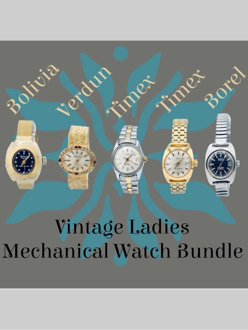 5 Vintage Ladies Mechanical Watches